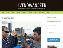 Tablet Screenshot of livenowandzen.com